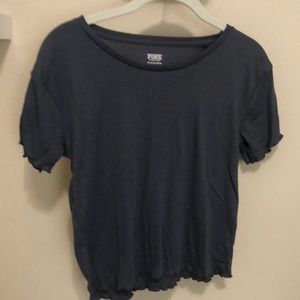 Pink light grey shirt